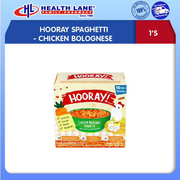 HOORAY SPAGHETTI- CHICKEN BOLOGNESE